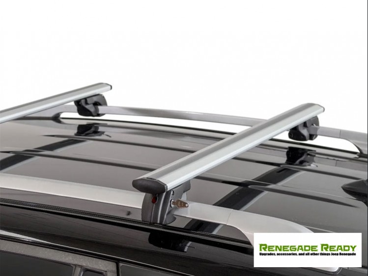 Jeep Renegade Roof Rack Cross Bars - Black - OMAC